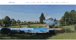 Desktop Screenshot of freibad-badmeinberg.de